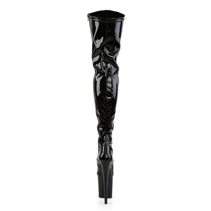 【PLEASER】FLAMINGO-3000 シューズ Blk Str Pat/Blk【取寄】