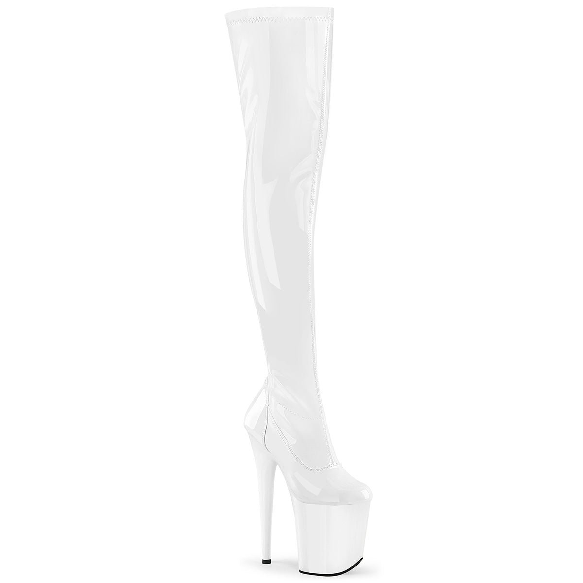 【PLEASER】FLAMINGO-3000 シューズ Wht Str Pat/Wht【取寄】