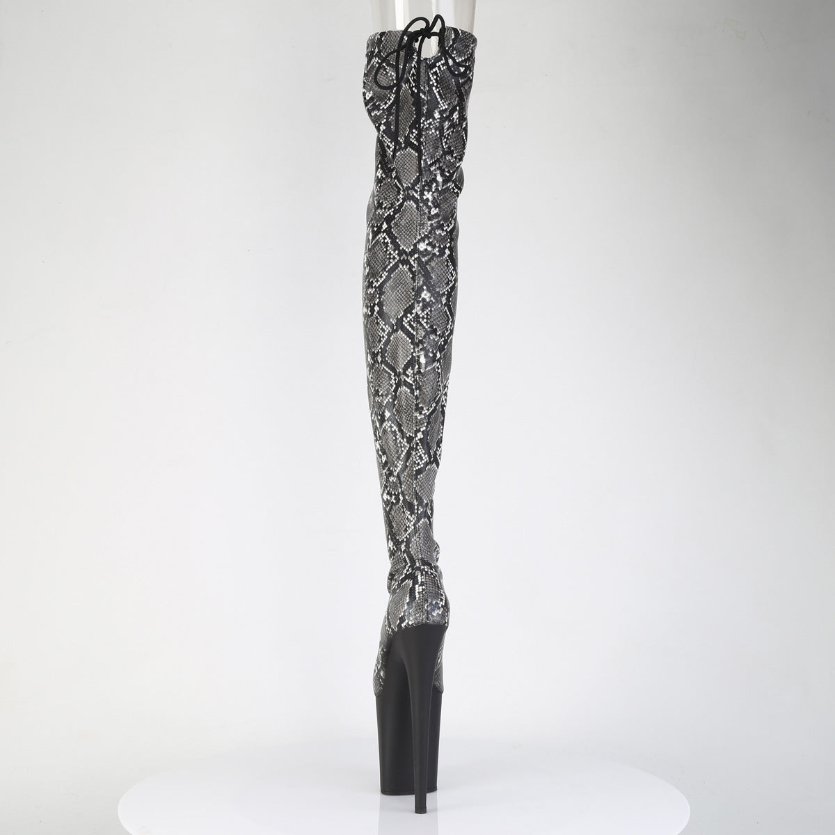 【PLEASER】FLAMINGO-3008SP-BT シューズ Grey-Blk Snake Print/Blk Matte【取寄】