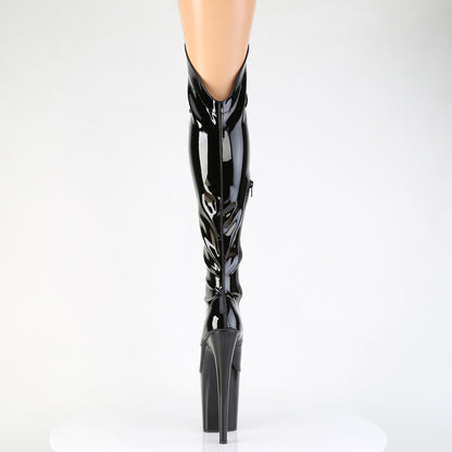 【PLEASER】FLAMINGO-3014 シューズ Blk Str. Pat/Blk【取寄】
