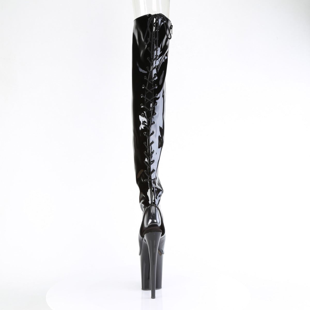 【PLEASER】FLAMINGO-3017 プラットフォームシューズ Blk Str Pat/Blk【取寄】