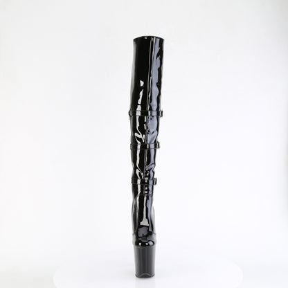 【PLEASER】FLAMINGO-3018 シューズ Blk Str. Pat/Blk【取寄】