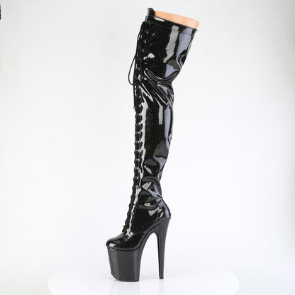 【PLEASER】FLAMINGO-3020GP シューズ Blk Glitter Pat/M【取寄】