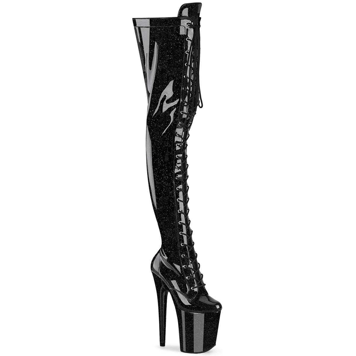 【PLEASER】FLAMINGO-3020GP シューズ Blk Glitter Pat/M【取寄】