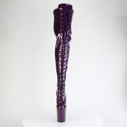 【PLEASER】FLAMINGO-3020GP シューズ Purple Glitter Pat/M【取寄】