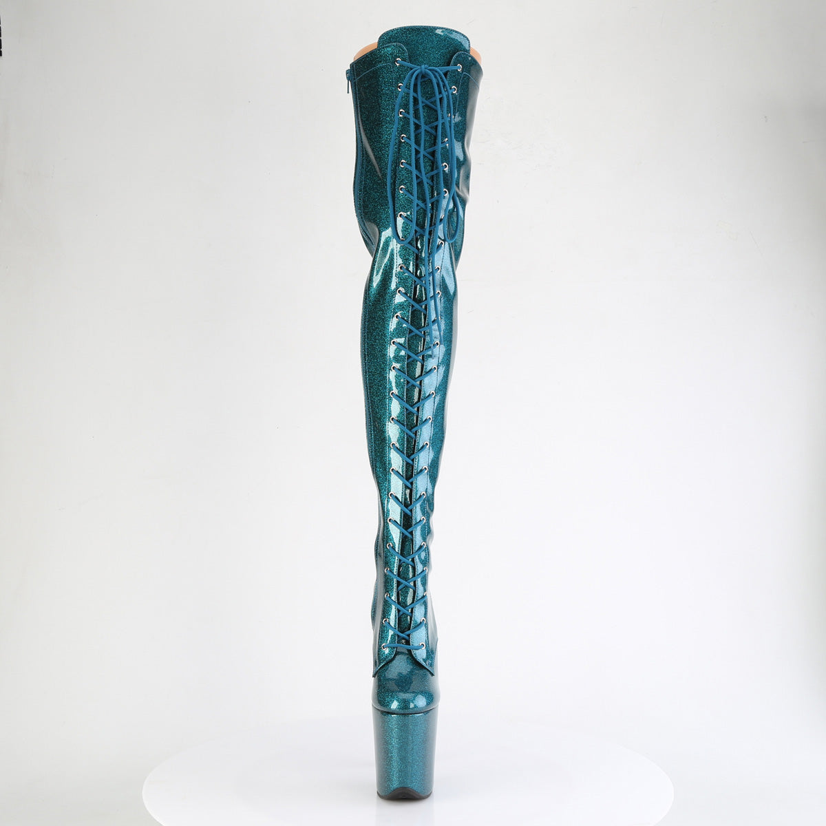 【PLEASER】FLAMINGO-3020GP シューズ Teal Glitter Pat/M【取寄】