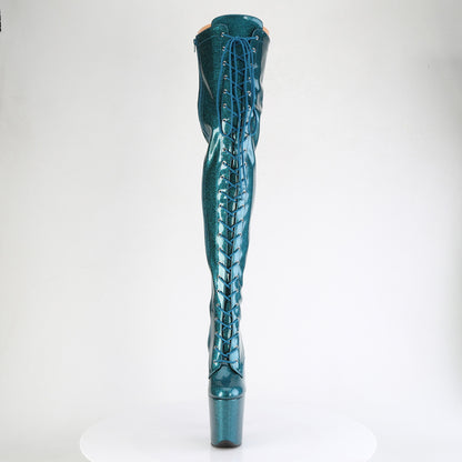 【PLEASER】FLAMINGO-3020GP シューズ Teal Glitter Pat/M【取寄】