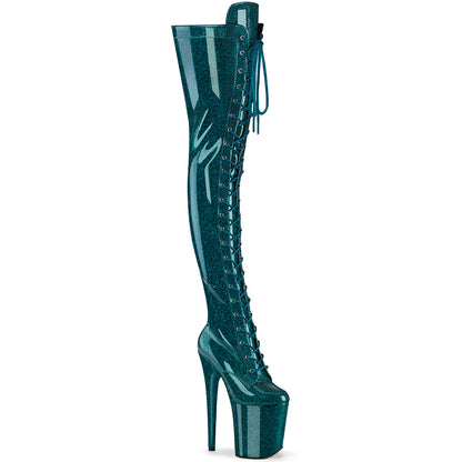 【PLEASER】FLAMINGO-3020GP シューズ Teal Glitter Pat/M【取寄】