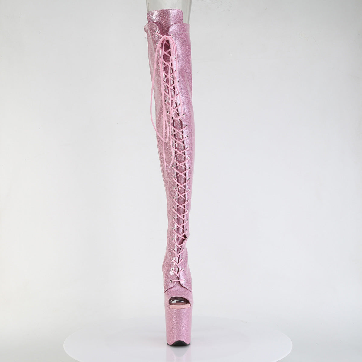【PLEASER】FLAMINGO-3021GP シューズ B. Pink Glitter Pat/M【取寄】