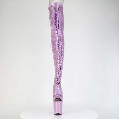 【PLEASER】FLAMINGO-3021GP シューズ Lilac Glitter Pat/M【取寄】