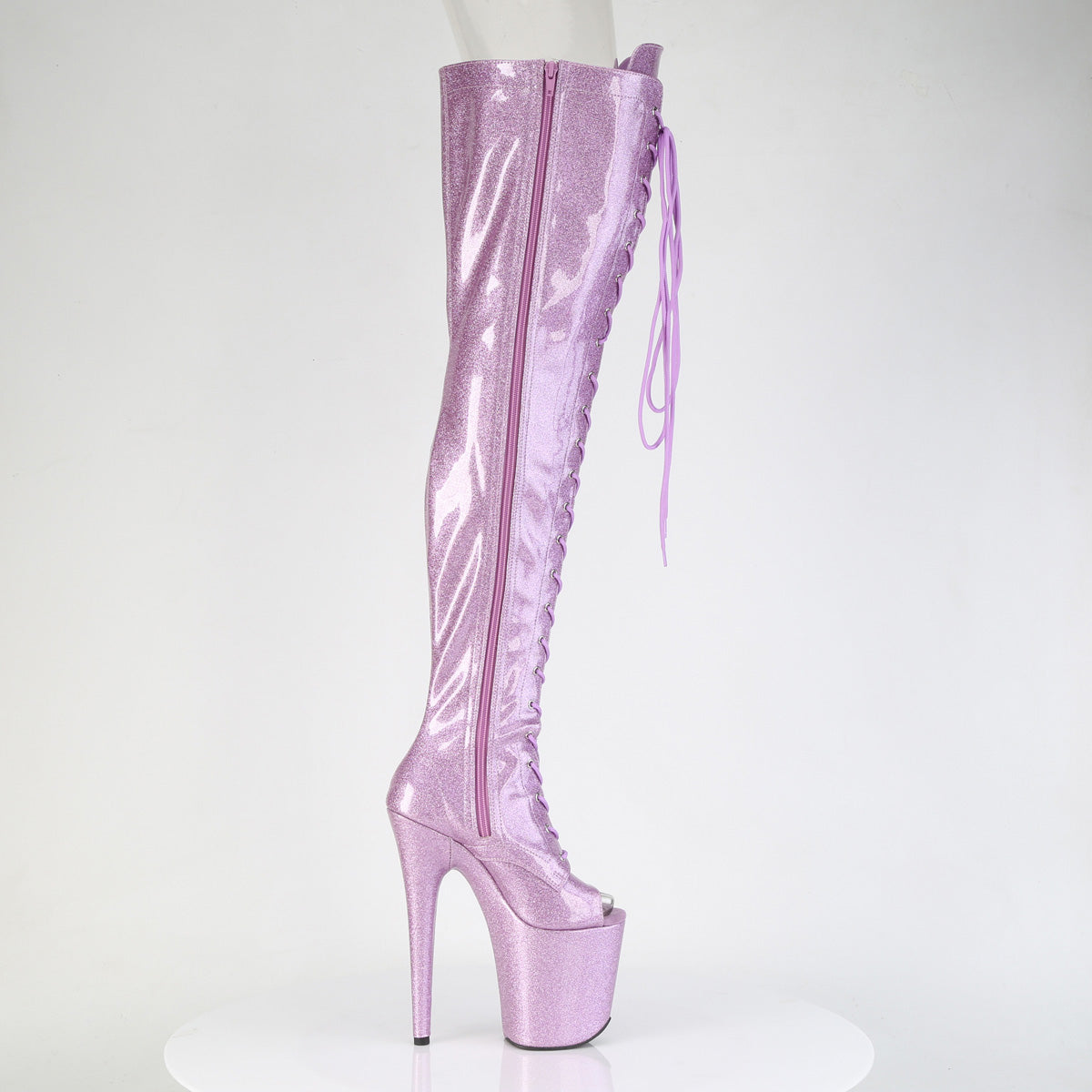 【PLEASER】FLAMINGO-3021GP シューズ Lilac Glitter Pat/M【取寄】