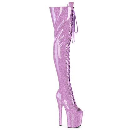 【PLEASER】FLAMINGO-3021GP シューズ Lilac Glitter Pat/M【取寄】