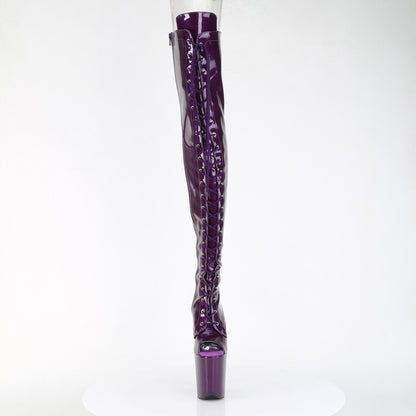 【PLEASER】FLAMINGO-3021GP シューズ Purple Glitter Pat/M【取寄】