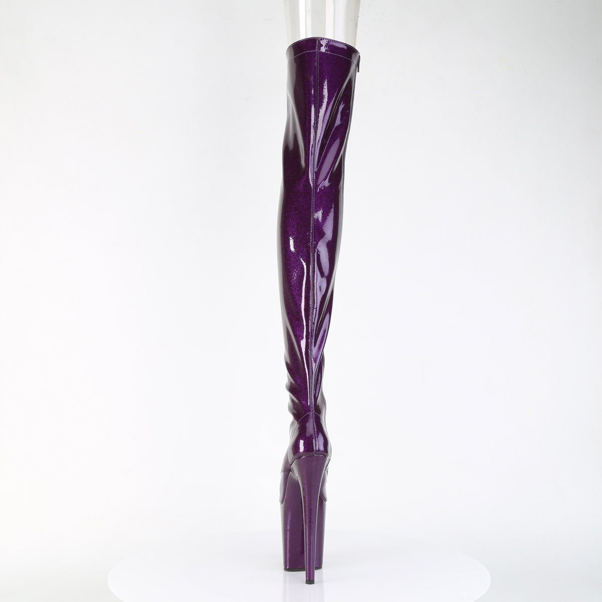 【PLEASER】FLAMINGO-3021GP シューズ Purple Glitter Pat/M【取寄】