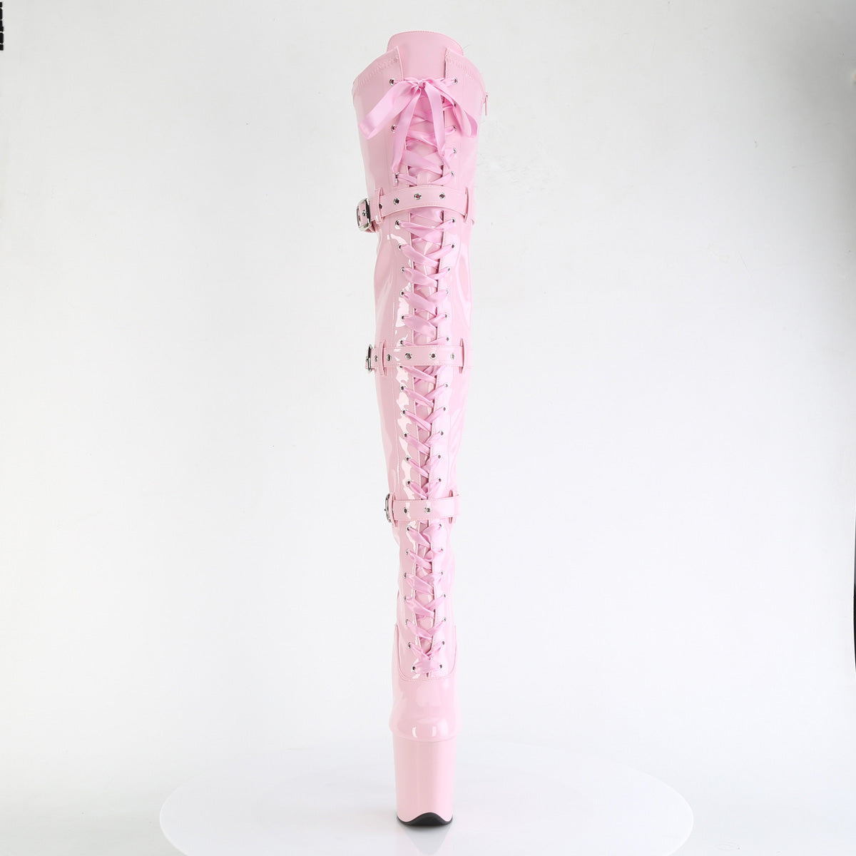 【PLEASER】FLAMINGO-3028 シューズ B. Pink Str. Pat/B. Pink【取寄】