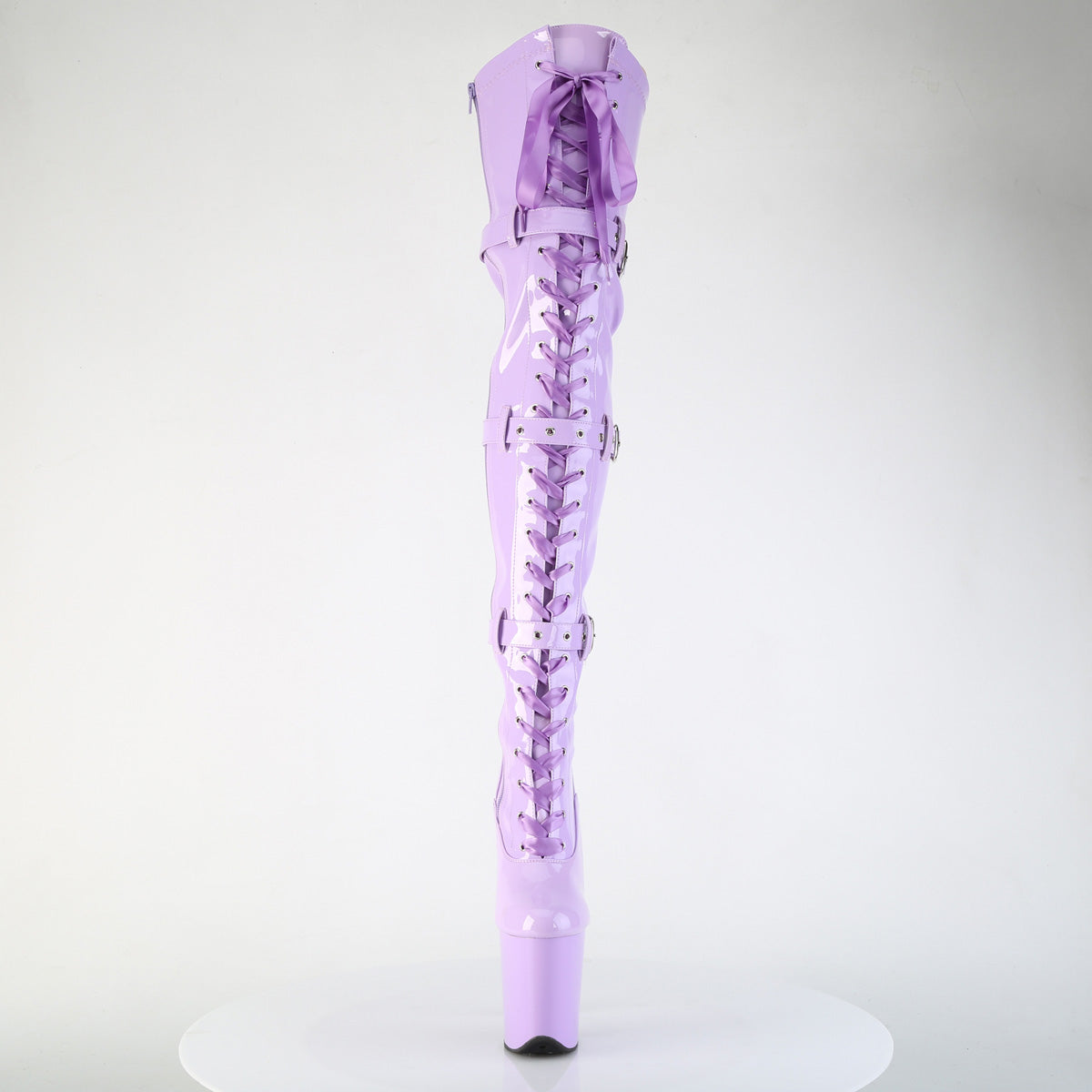 【PLEASER】FLAMINGO-3028 シューズ Lavender Str. Pat/Lavender【取寄】