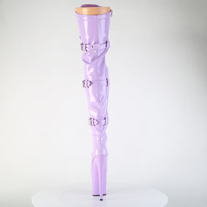 【PLEASER】FLAMINGO-3028 シューズ Lavender Str. Pat/Lavender【取寄】