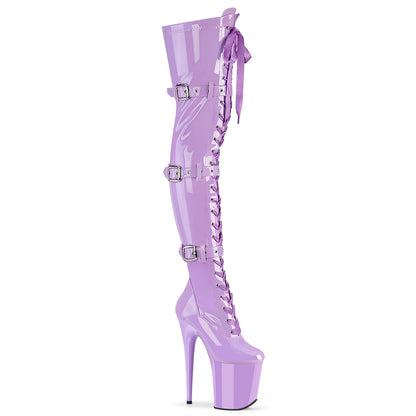【PLEASER】FLAMINGO-3028 シューズ Lavender Str. Pat/Lavender【取寄】
