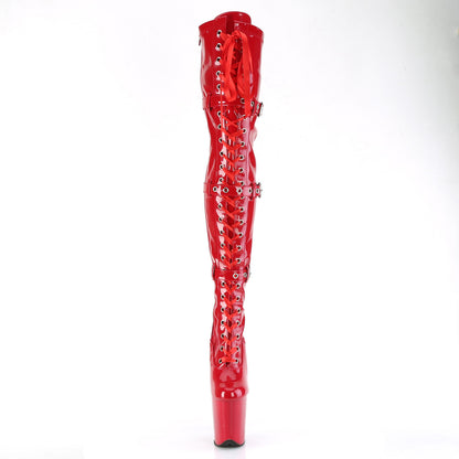 【PLEASER】FLAMINGO-3028 シューズ Red Str. Pat/Red【取寄】
