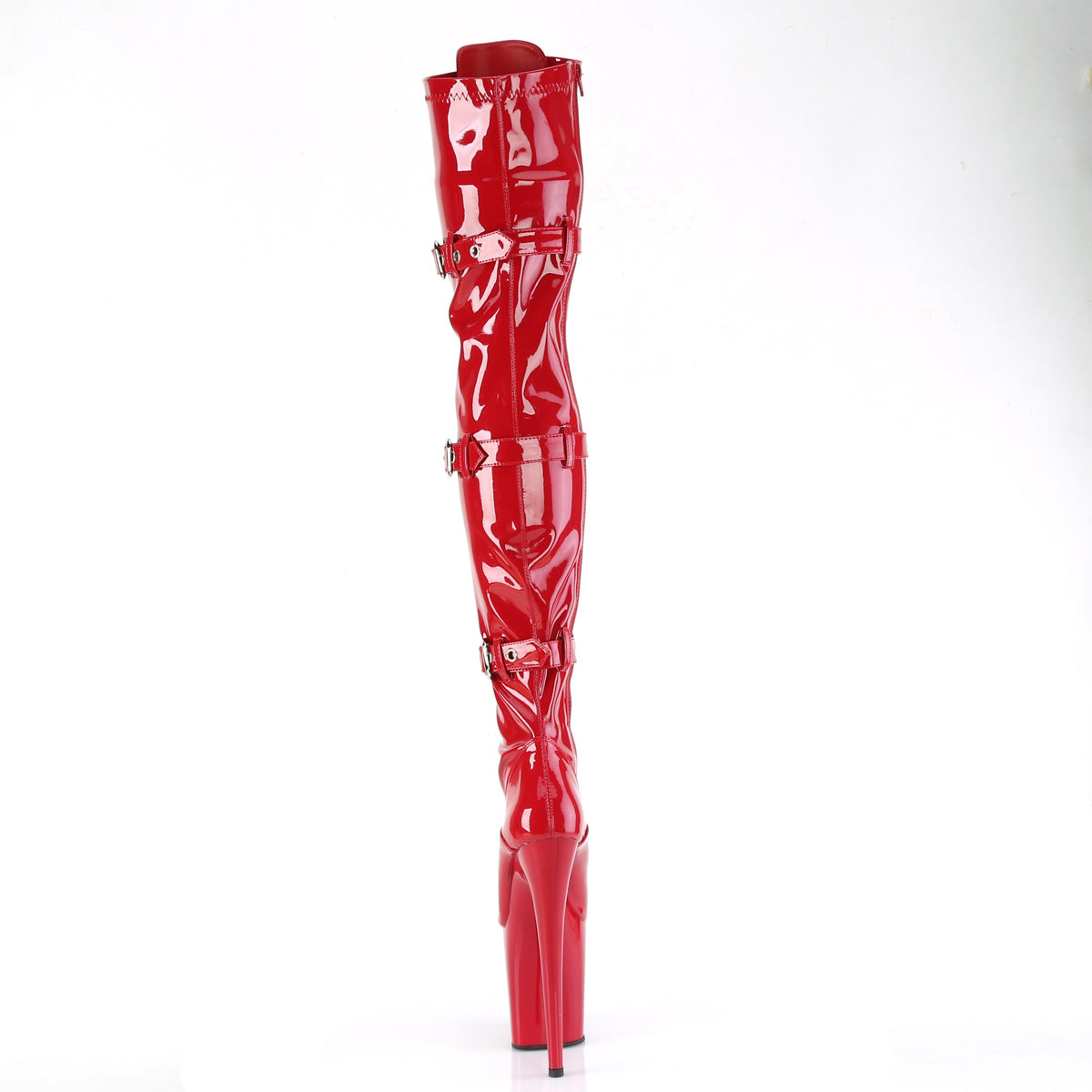 【PLEASER】FLAMINGO-3028 シューズ Red Str. Pat/Red【取寄】