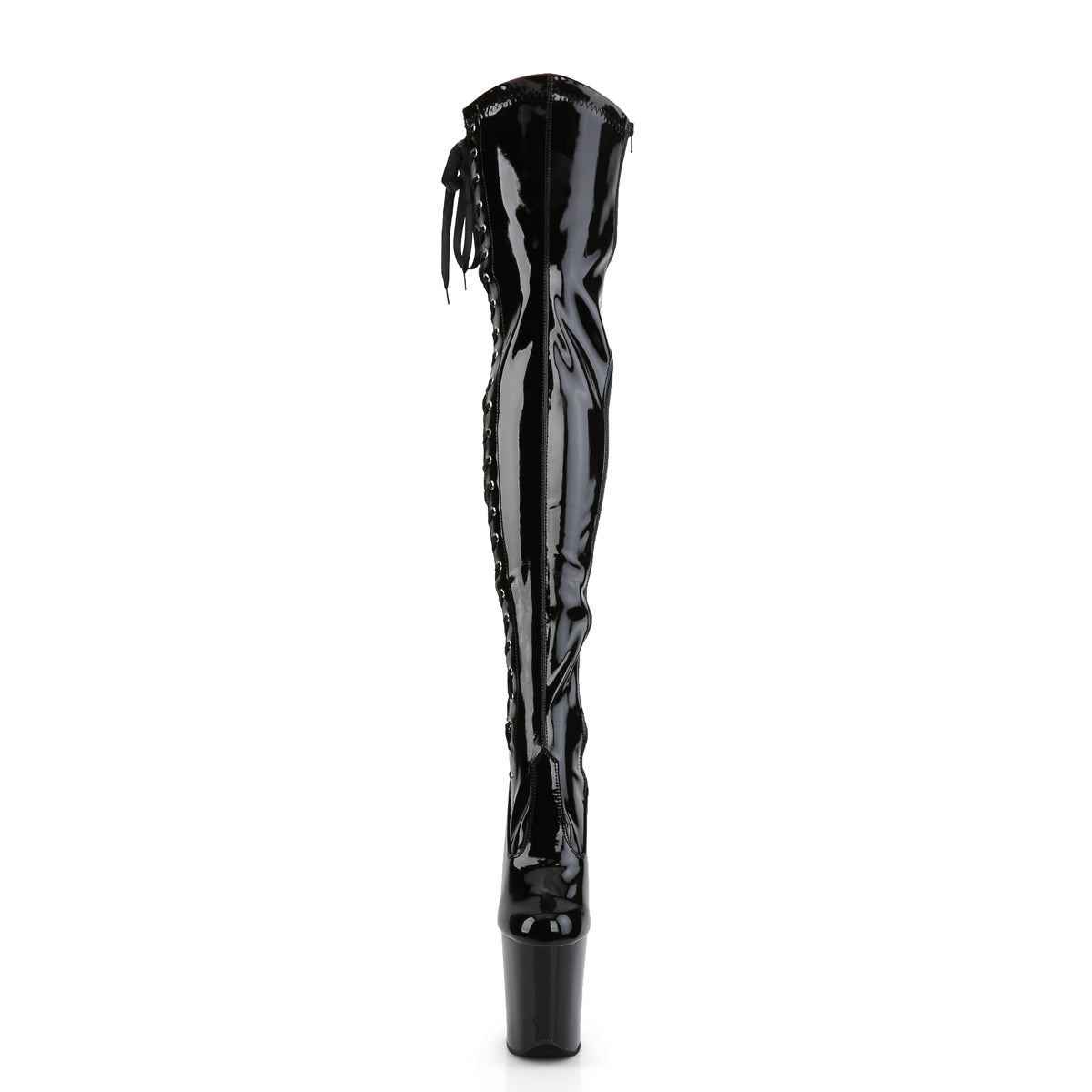 【PLEASER】FLAMINGO-3050 シューズ Blk Str Pat/Blk【取寄】