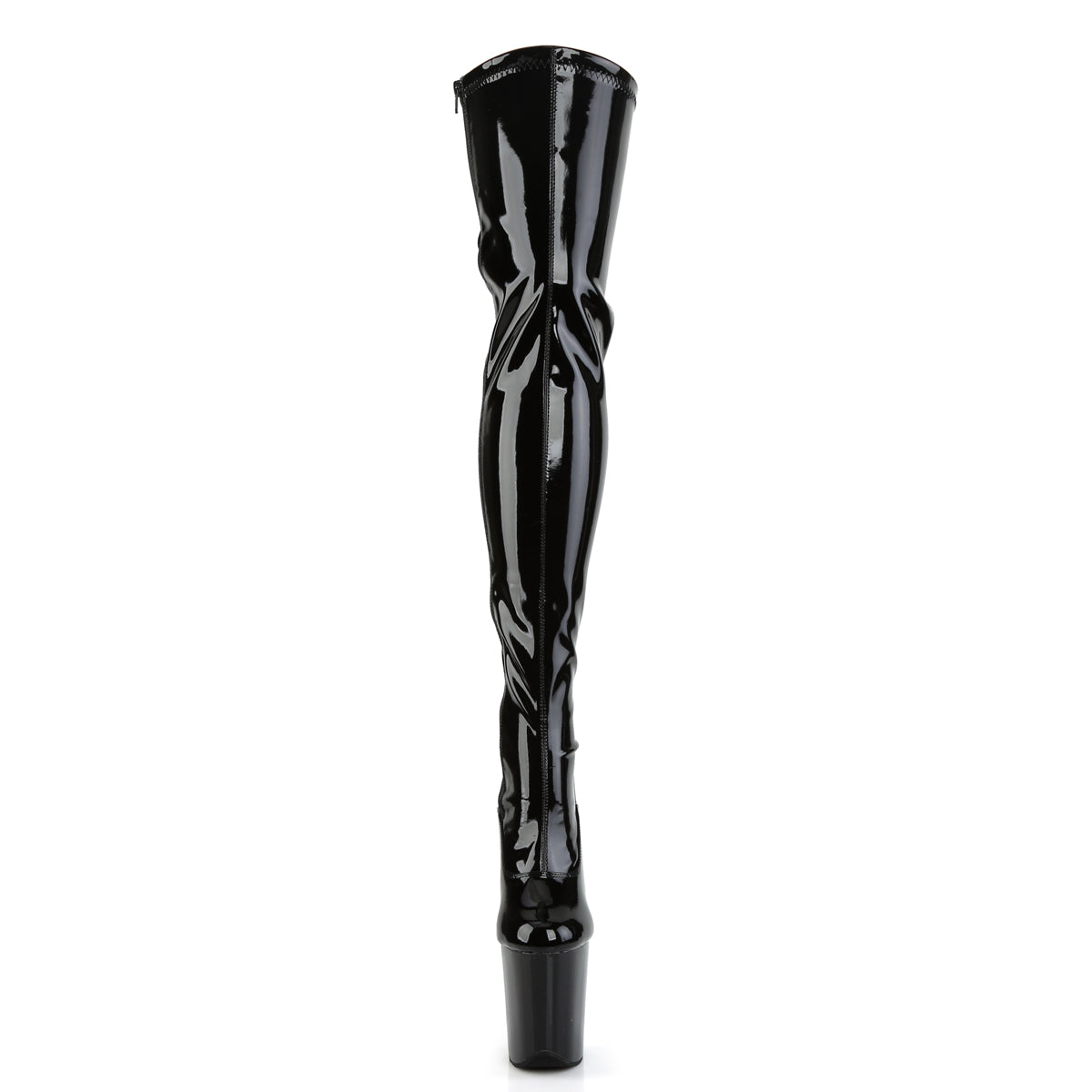 【PLEASER】FLAMINGO-3063 シューズ Blk Str Pat/Blk【取寄】