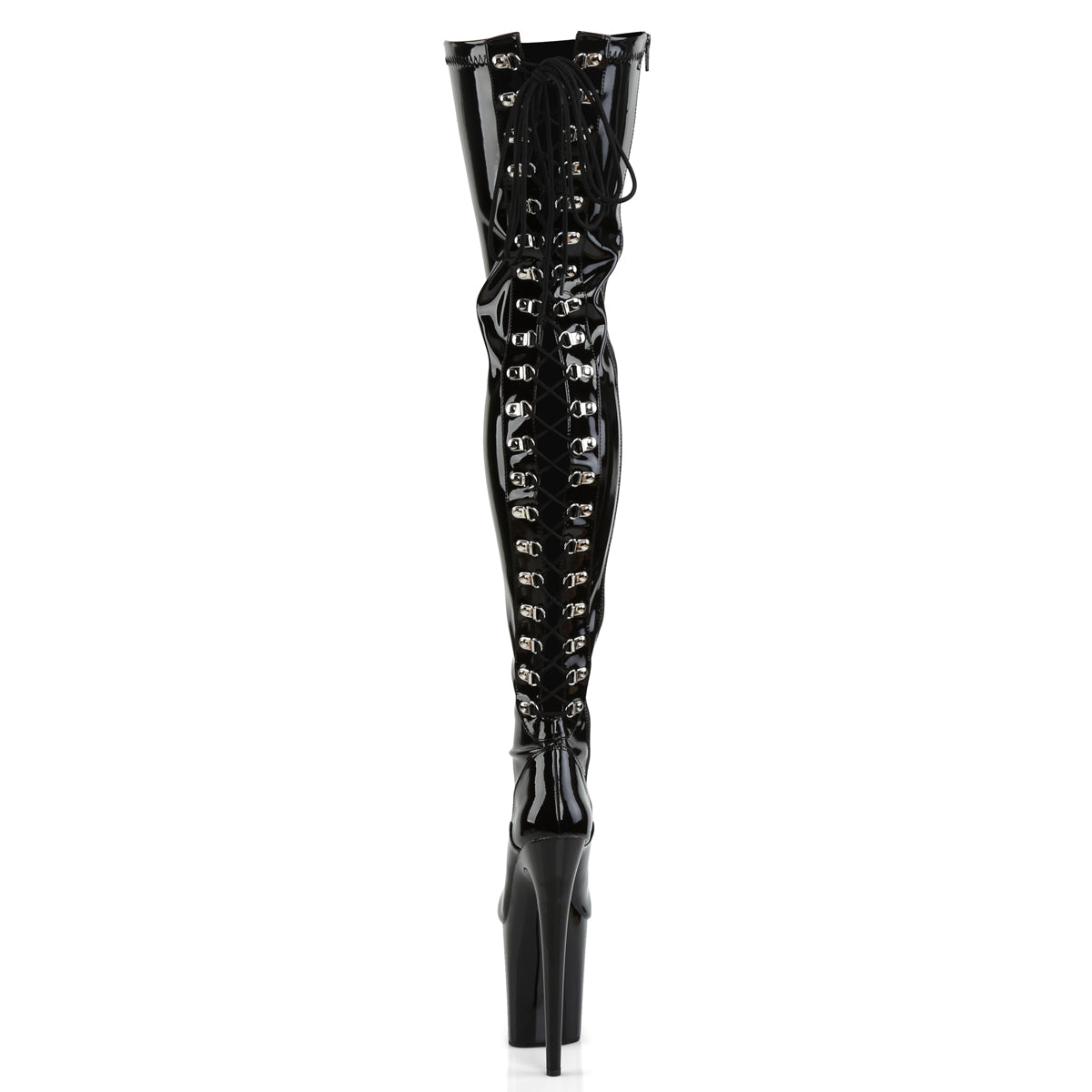 【PLEASER】FLAMINGO-3063 シューズ Blk Str Pat/Blk【取寄】
