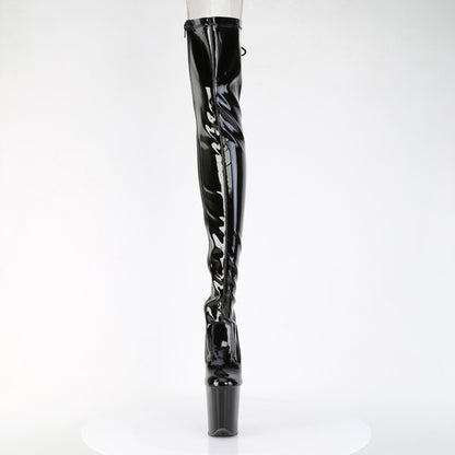 【PLEASER】FLAMINGO-3850 シューズ Blk Str. Pat/Blk【取寄】