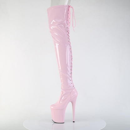 【PLEASER】FLAMINGO-3850 シューズ B. Pink Str. Pat/B. Pink【取寄】