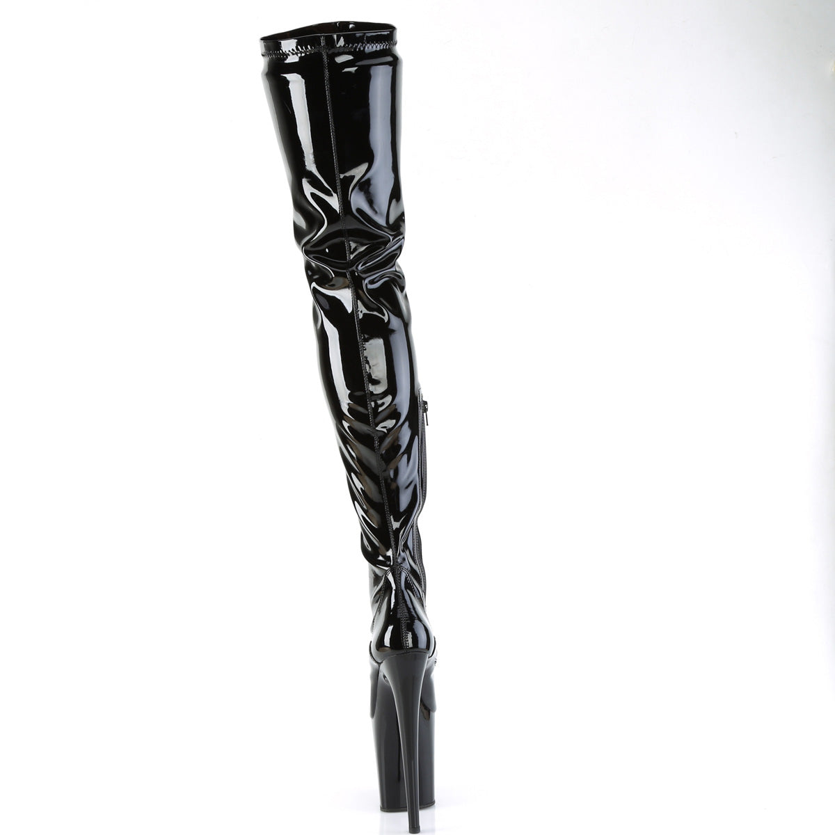 【PLEASER】FLAMINGO-4000 シューズ Blk Str. Pat/Blk【取寄】