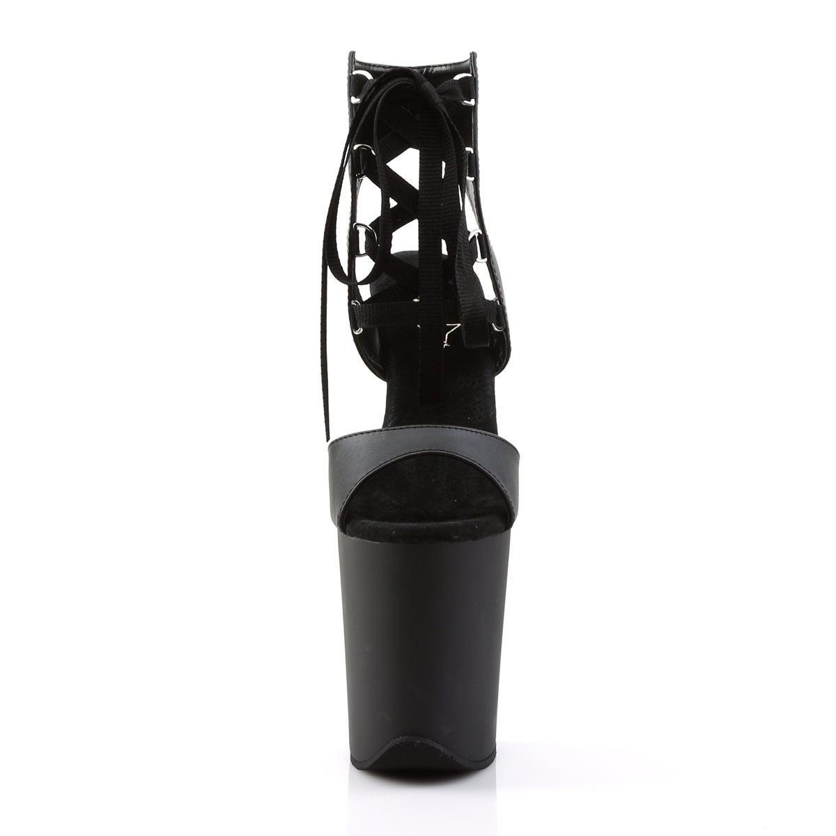 【PLEASER】FLAMINGO-800-14 シューズ Blk Faux Leather/Blk Matte【取寄】
