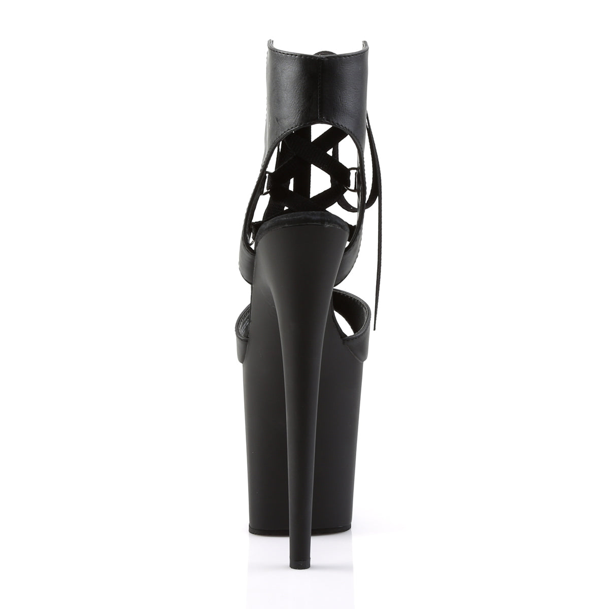 【PLEASER】FLAMINGO-800-14 シューズ Blk Faux Leather/Blk Matte【取寄】