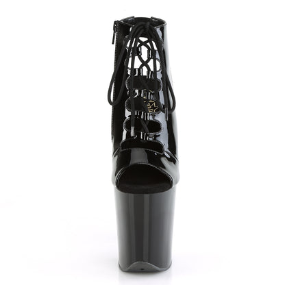 【PLEASER】FLAMINGO-800-20 シューズ Blk Pat/Blk【取寄】