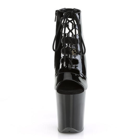 【PLEASER】FLAMINGO-800-20 プラットフォームシューズ Blk Pat/Blk【取寄】