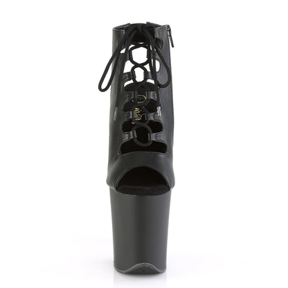 【PLEASER】FLAMINGO-800-20 シューズ Blk Faux Leather/Blk Matte【取寄】