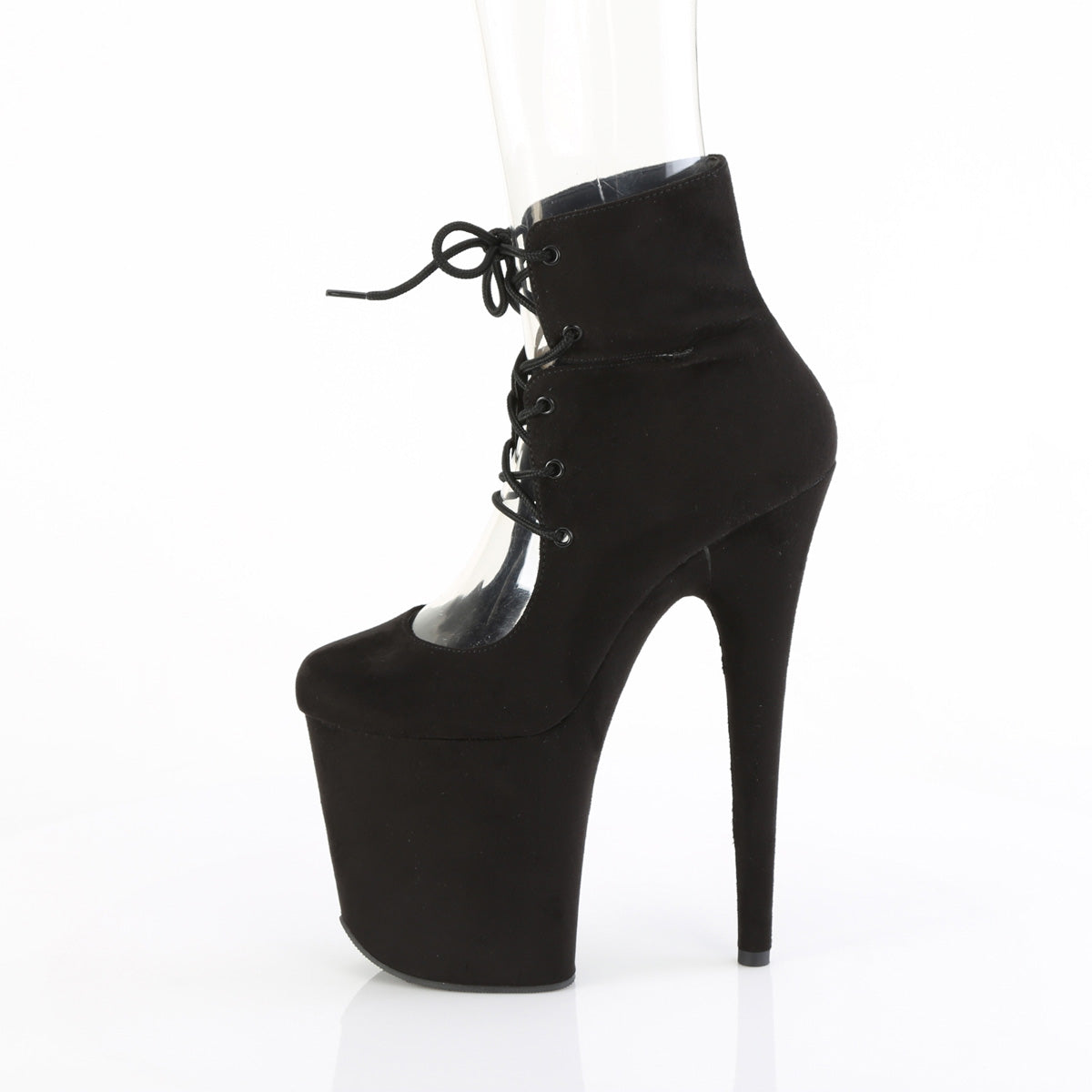 【PLEASER】FLAMINGO-800-22 シューズ Blk Faux Suede/Blk Faux Suede【取寄】