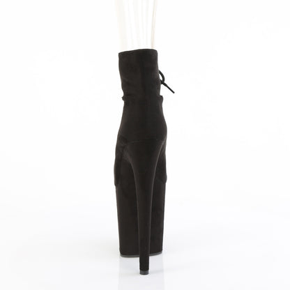 【PLEASER】FLAMINGO-800-22 シューズ Blk Faux Suede/Blk Faux Suede【取寄】