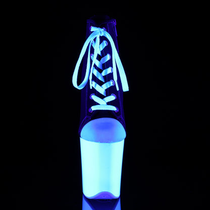 【PLEASER】FLAMINGO-800SK-02 シューズ Blk Canvas/Neon White【取寄】