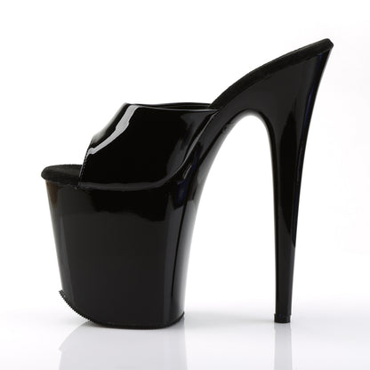 【PLEASER】FLAMINGO-801 シューズ Blk Pat/Blk【取寄】