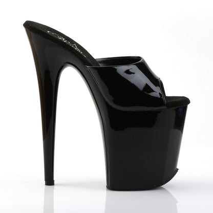 【PLEASER】FLAMINGO-801 シューズ Blk Pat/Blk【取寄】