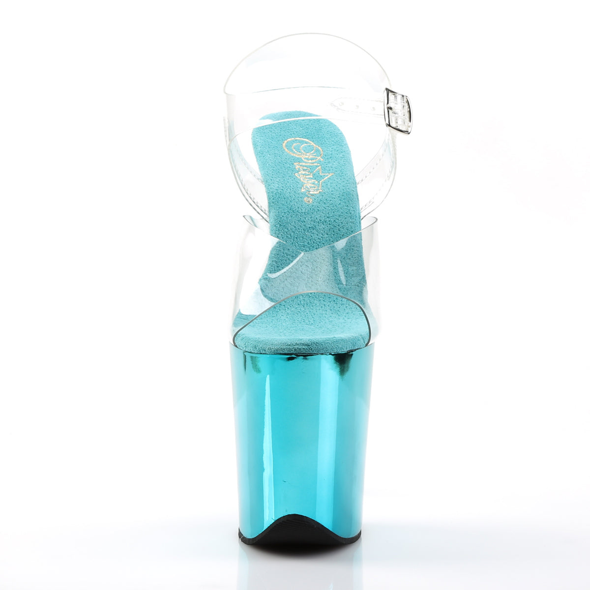 【PLEASER】FLAMINGO-808 シューズ Clr/Turquoise Chrome【取寄】