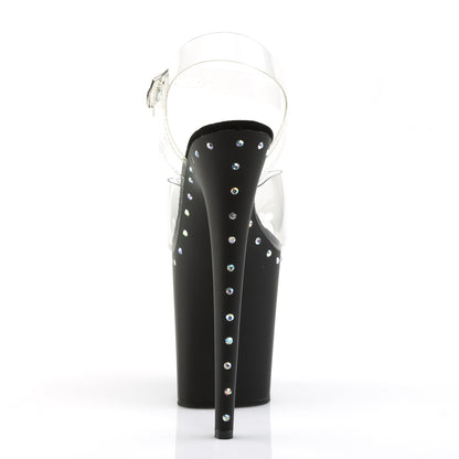 【PLEASER】FLAMINGO-808ABLS シューズ Clr/Blk Matte【取寄】