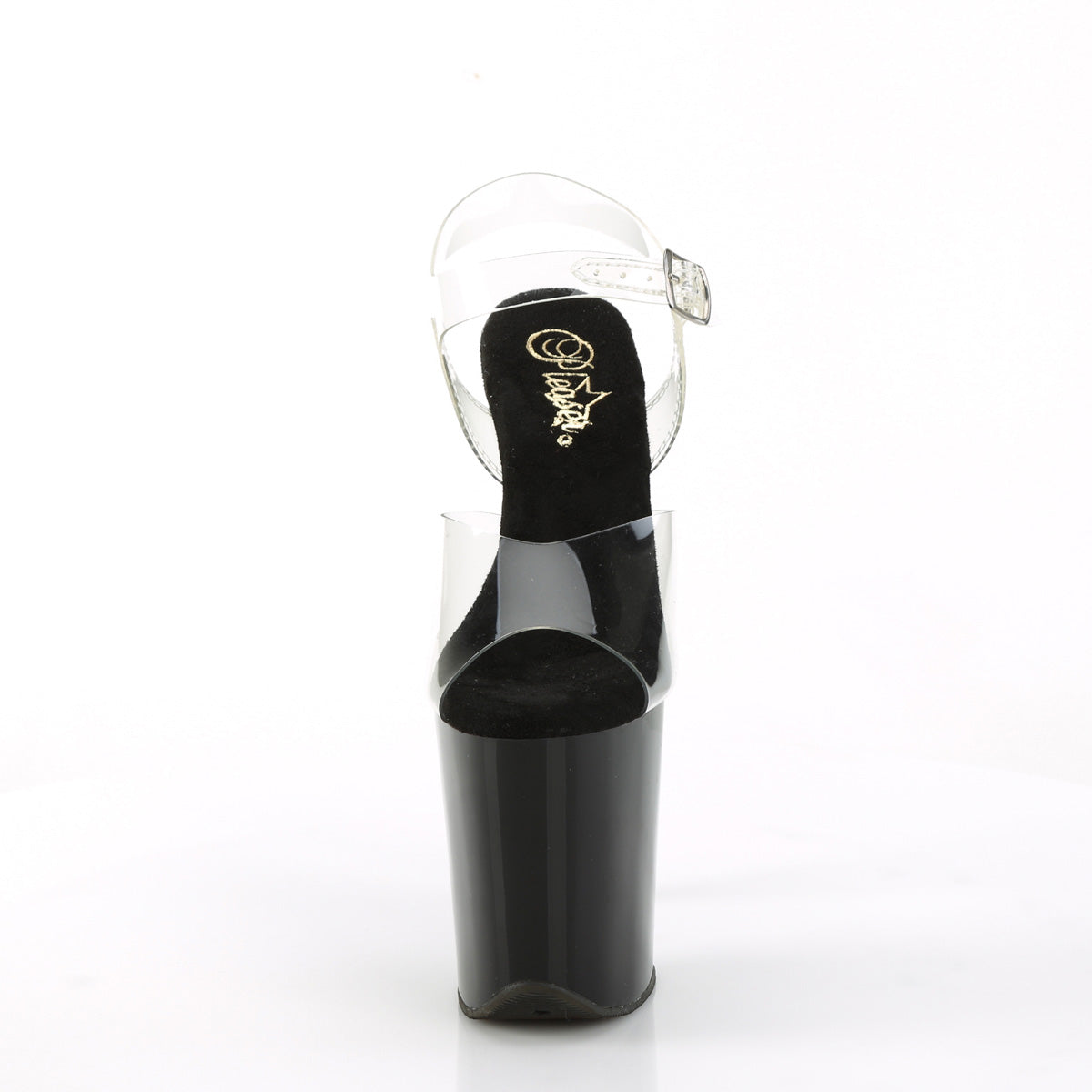 【PLEASER】FLAMINGO-808CRS-2 プラットフォームシューズ Clr/Blk-Slv RS【取寄】