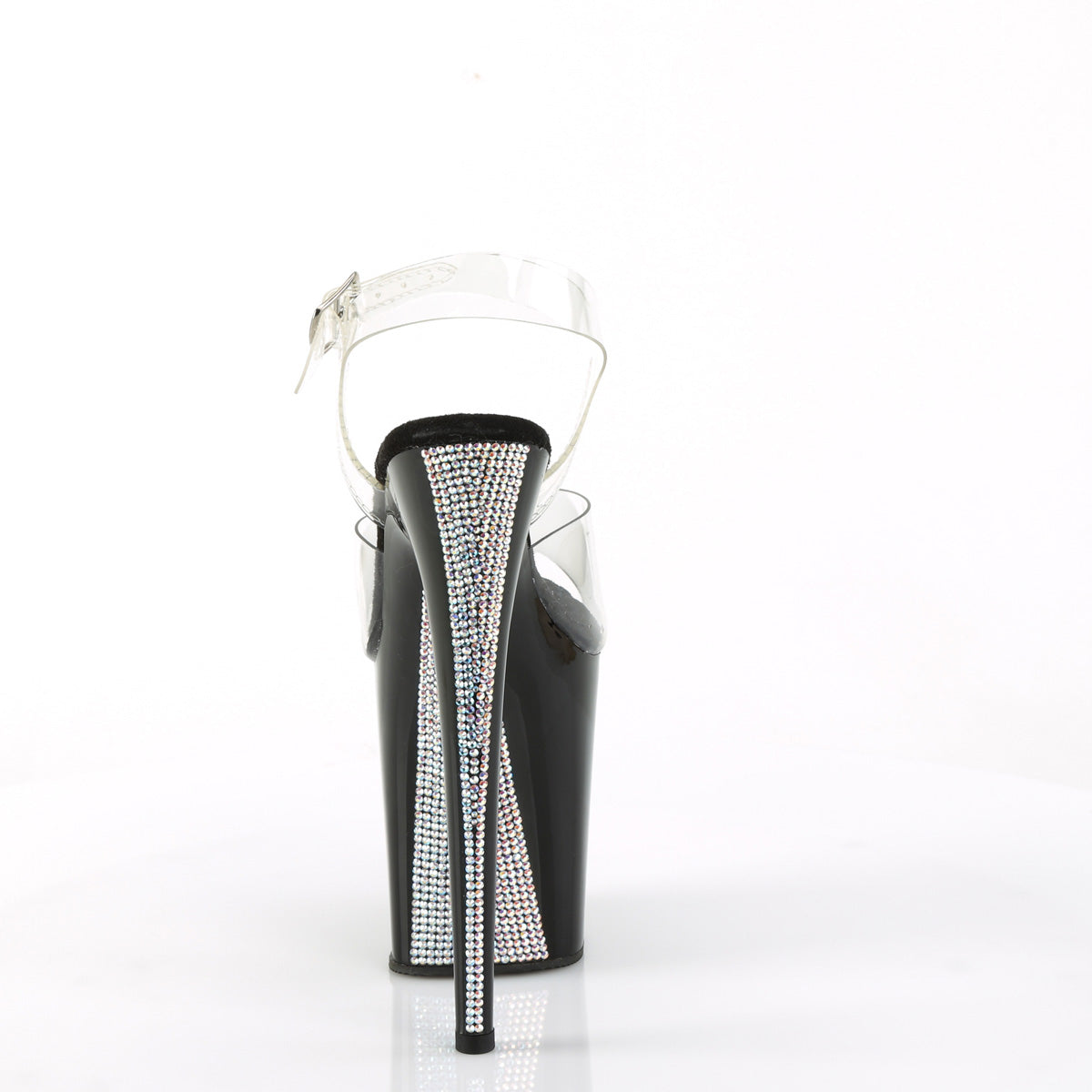 【PLEASER】FLAMINGO-808CRS-2 シューズ Clr/Blk-Slv RS【取寄】