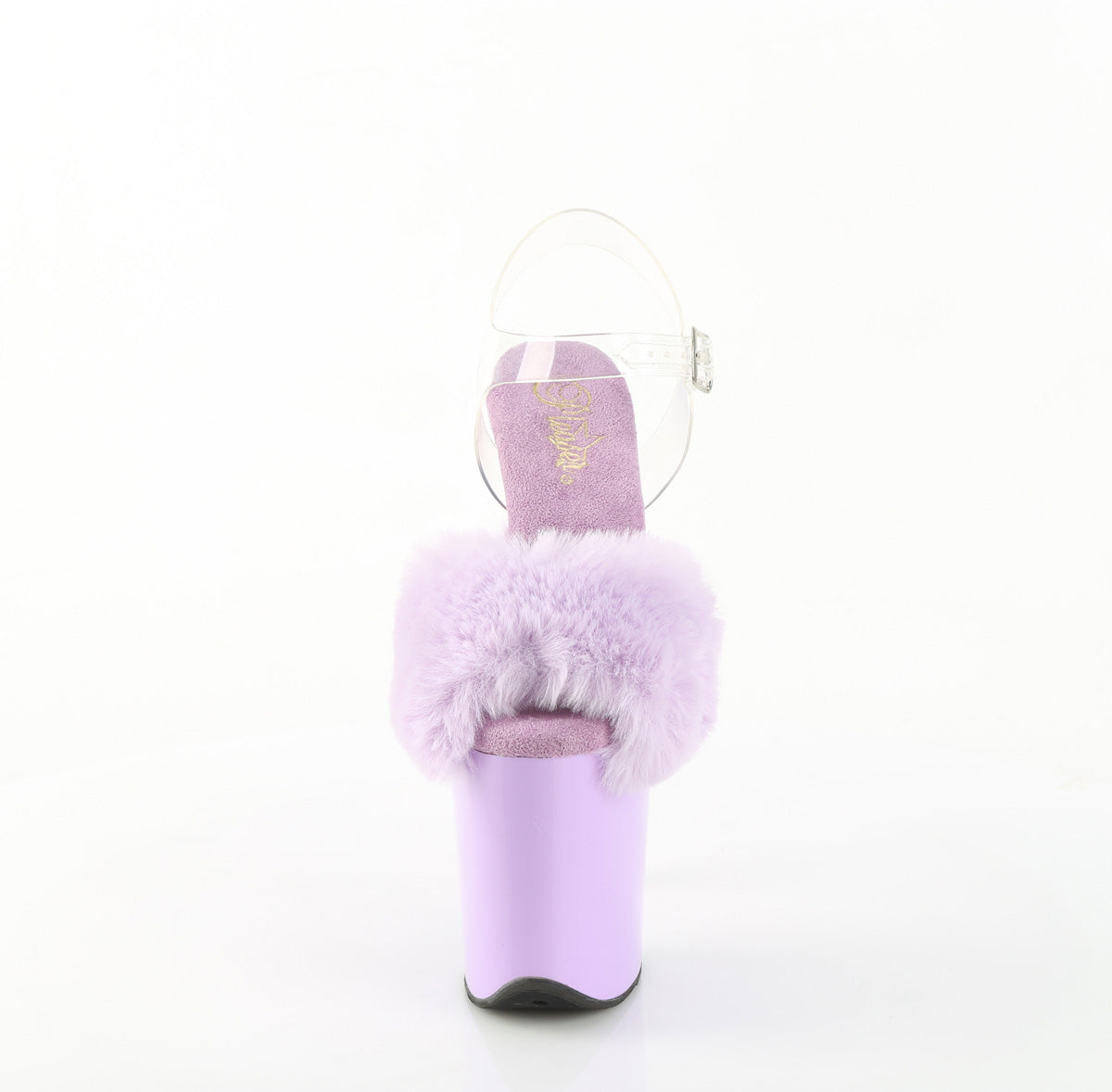 【PLEASER】FLAMINGO-808FUR シューズ Lavender Faux Fur-Clr TPU/Lavender【取寄】