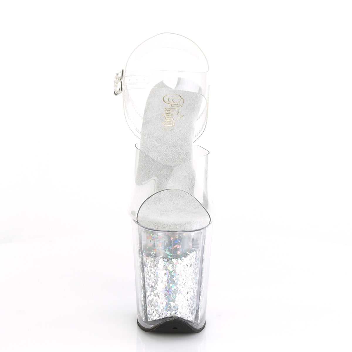 【PLEASER】FLAMINGO-808GF シューズ Clr/Slv Multi Glitter【取寄】