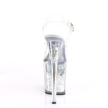 【PLEASER】FLAMINGO-808GF シューズ Clr/Slv Multi Glitter【取寄】
