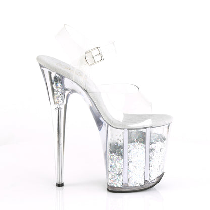 【PLEASER】FLAMINGO-808GF シューズ Clr/Slv Multi Glitter【取寄】