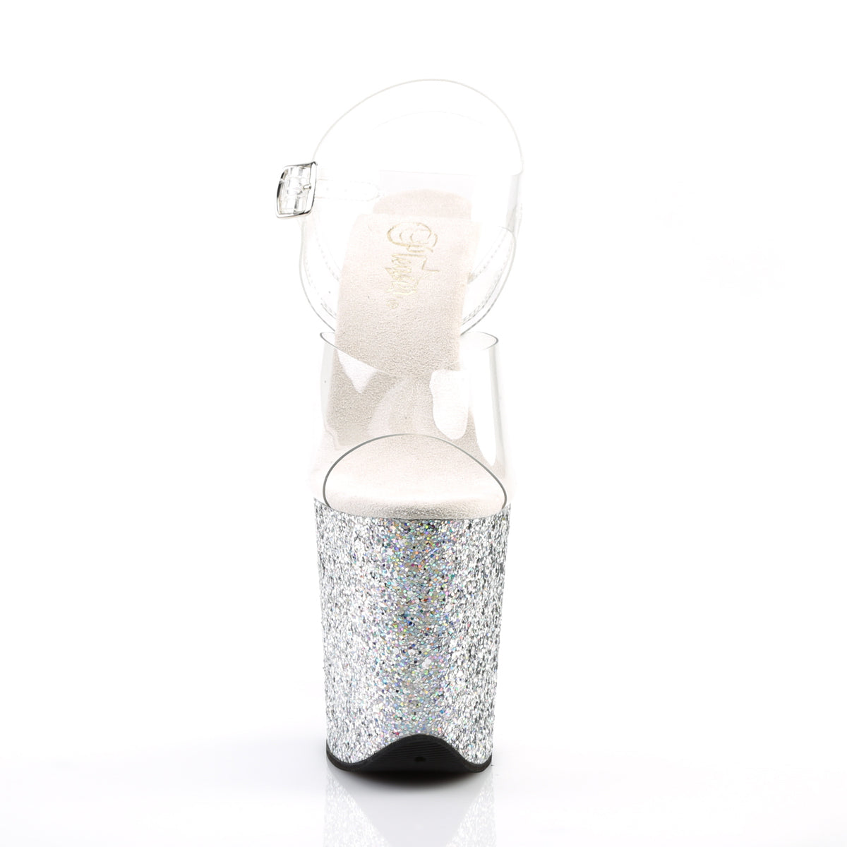 【PLEASER】FLAMINGO-808LG シューズ Clr/Slv Multi Glitter【取寄】