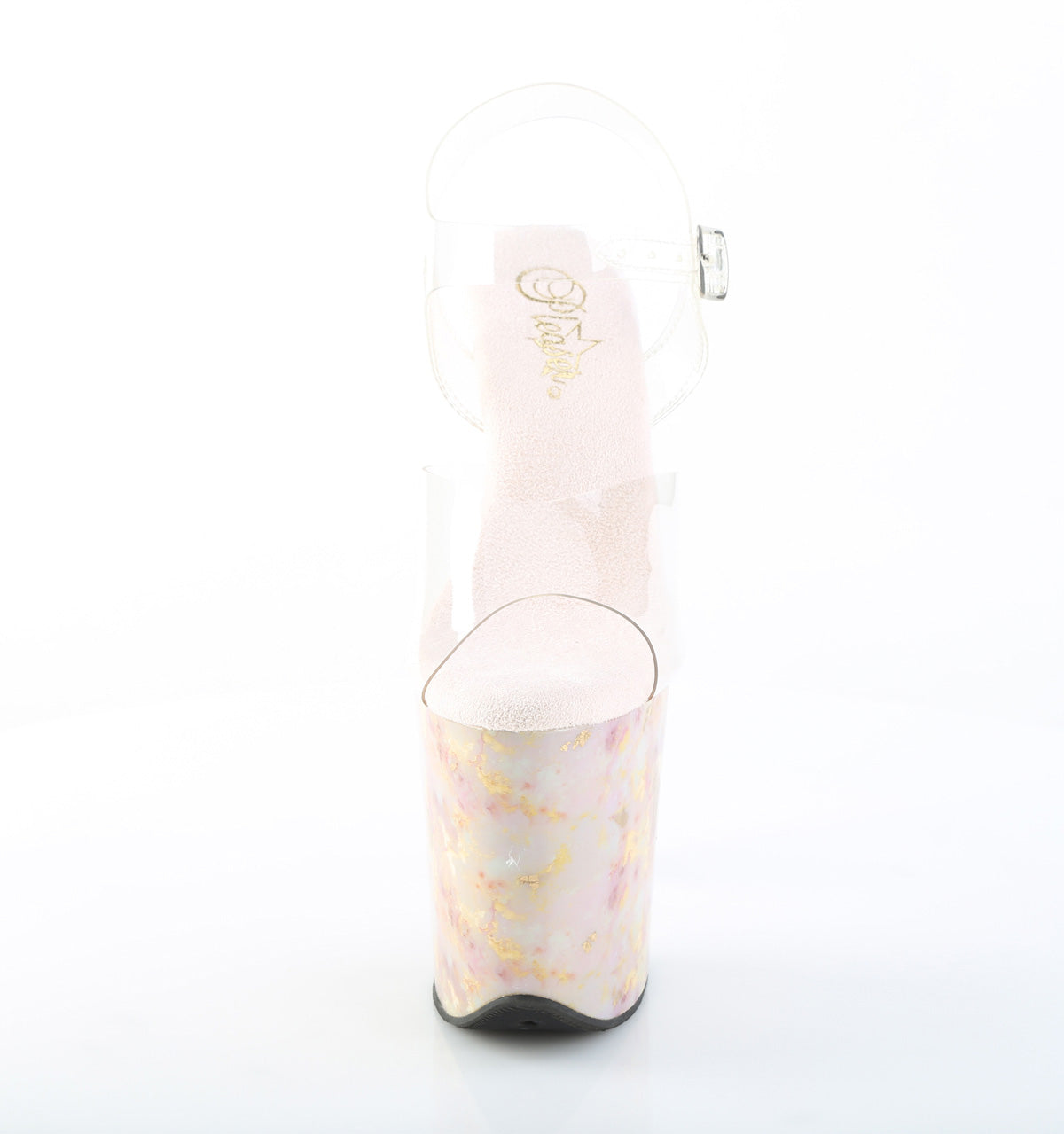 【PLEASER】FLAMINGO-808MB シューズ Clr/Blush-Gold Marble【取寄】